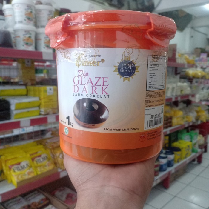 

[New] Elmer Dip Glaze Dark 1kg