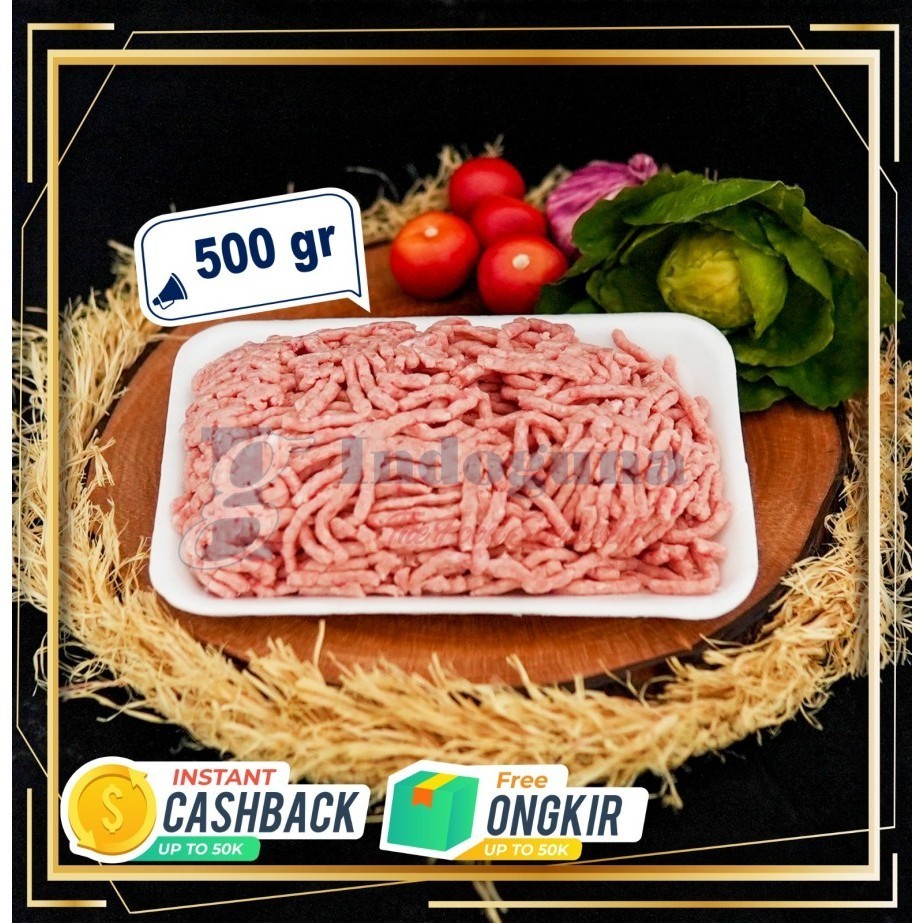 

VEAL GROUND BEEF 500GR / DAGING GILING SAPI MUDA 500GR