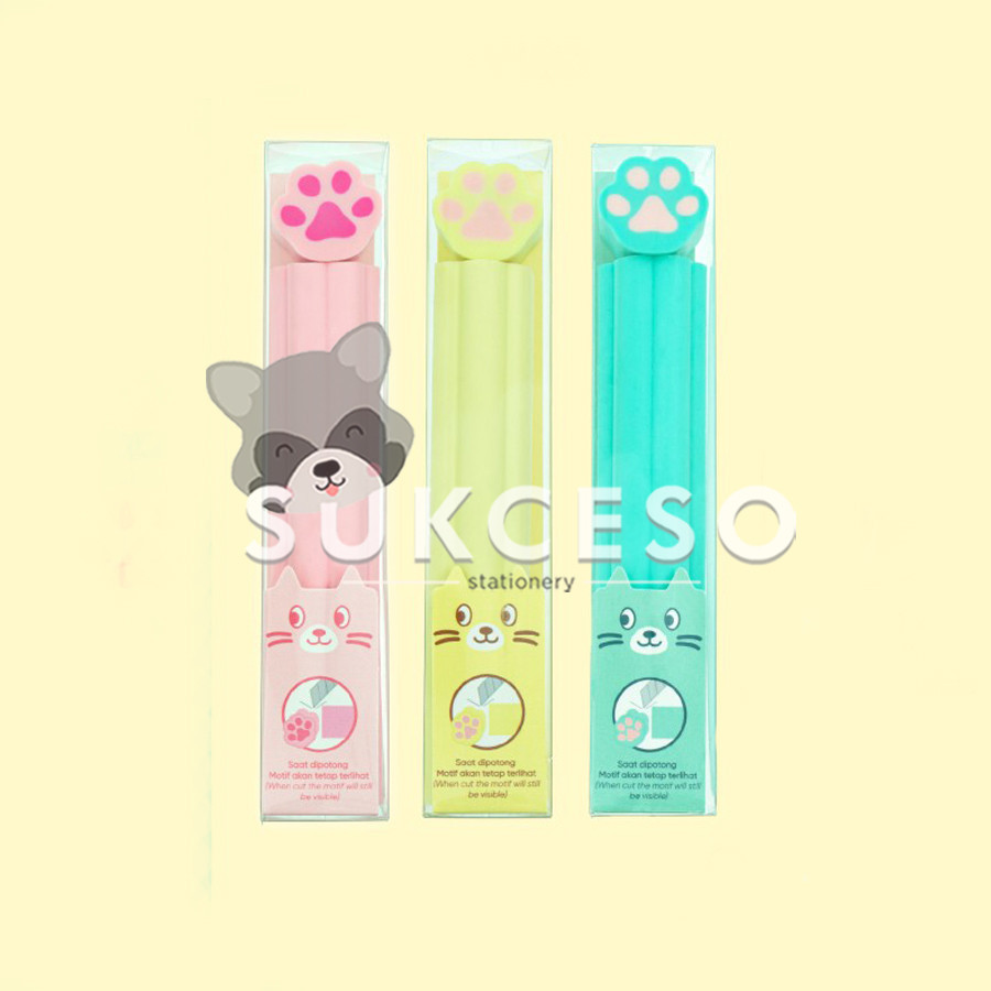 

Joyko ER-141 Paw Penghapus Karet Pembersih Lucu Unik Murah