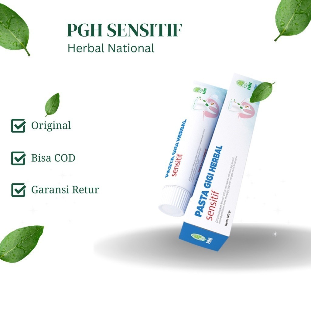 

PASTA GIGI HERBAL / PGH Sensitif - Ori - HNI BPOM