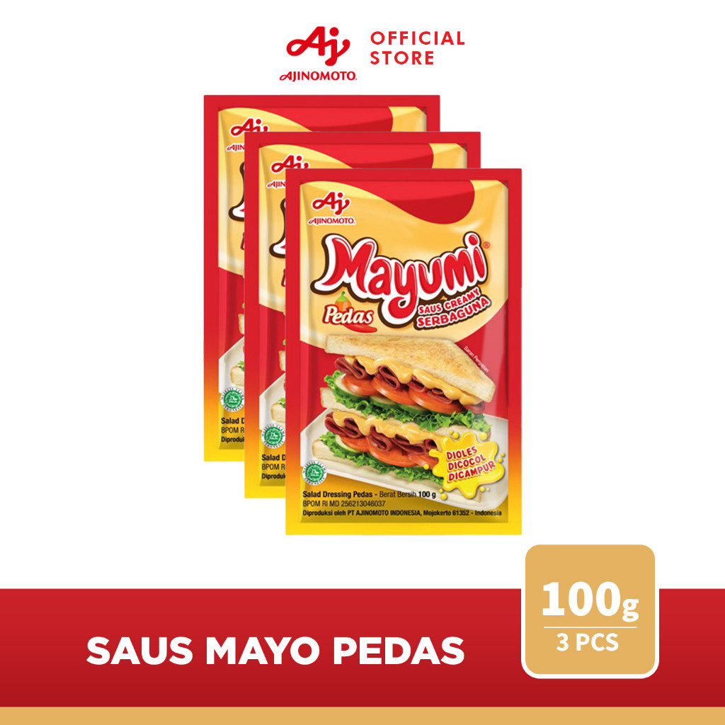 

MAYUMI® Mayonaise Saus Mayo Pedas 100g (3 pcs)