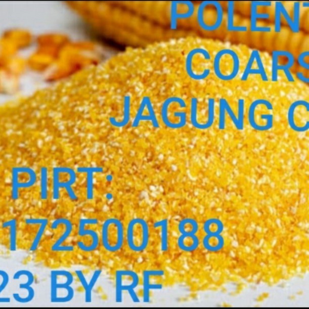 

[Ready] Organic Polenta Coarse 1Kg / Corn Meal / Tepung Jagung Kasar 1Kg