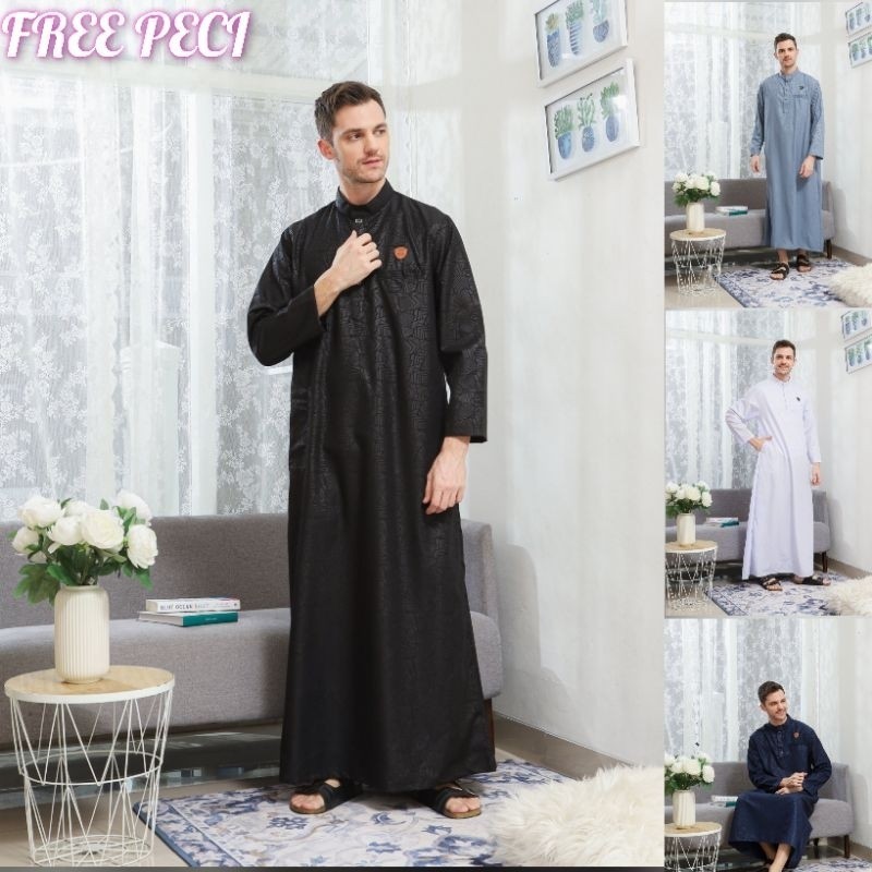 [NEW]  JUBAH AS SULTAN KATUN EMBOS pria dewasa dan remaja/jubahpria/jubah laki laki BAHAN KAIN ADEM 