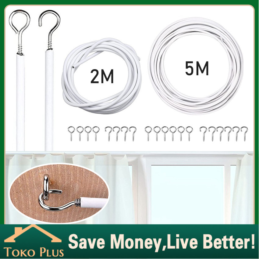 5 Meter Kawat Gorden Dapur Jendela Pintu Dll / Kawat Gorden Pasang Ke Pintu Jendela Dapur / Tali Spi