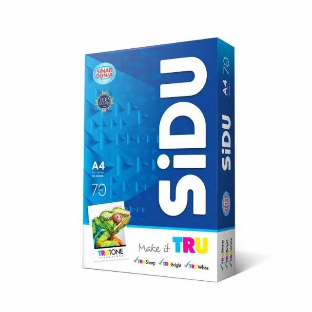 

Kertas HVS Sinar Dunia / SIDU A4 75 gsm 500 Lembar Kertas Printer - 1 Rim