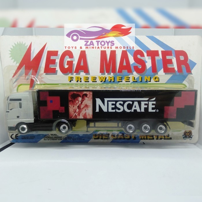 PTS99 Diecast Truck MAN TG-460 Nescafe Silver by Mega Master Schuco 1:87