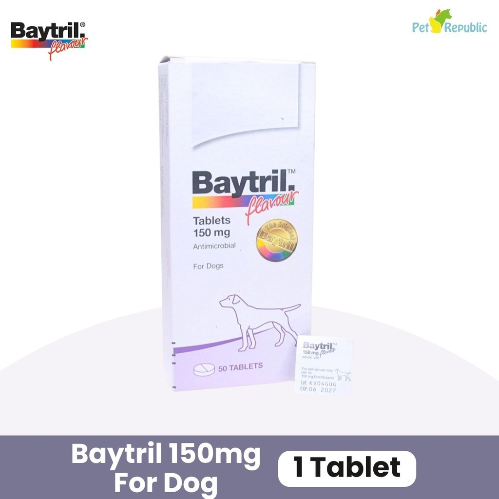 BAYTRIL Obat Antibiotik Flavour Tablets 150 Mg 1 pcs