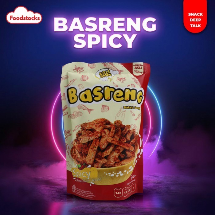 

TERMURAH Geli Chips - Basreng Spicy Pedas Gurih Daun Jeruk (Bakso Goreng) 65gr