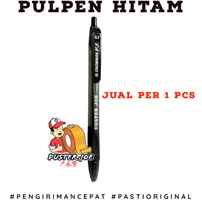 

Pulpen Hitam Snowman V5 PER 1 PCS