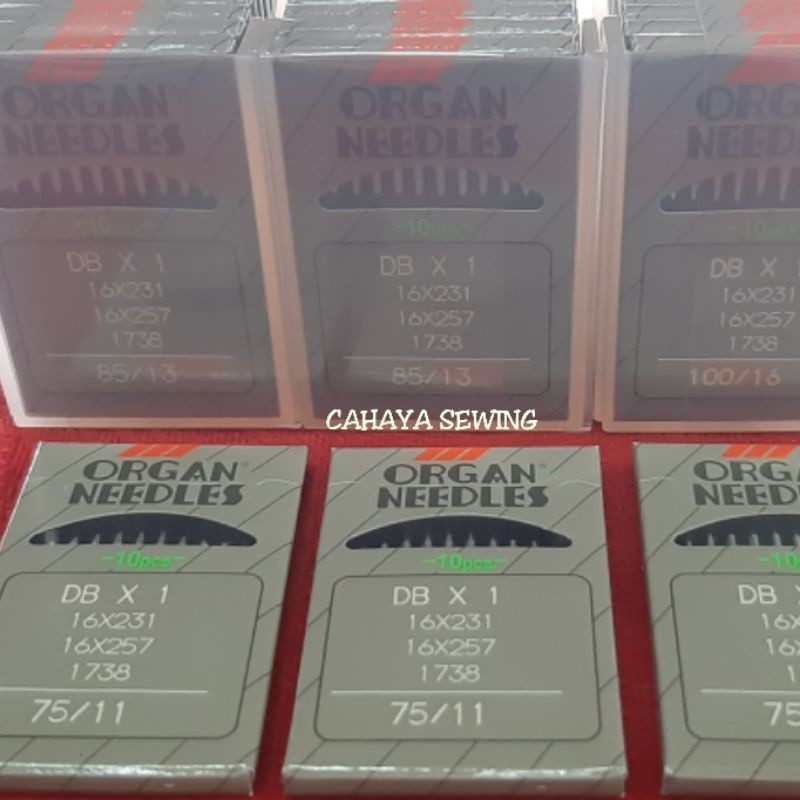 jarum jahit organ DB