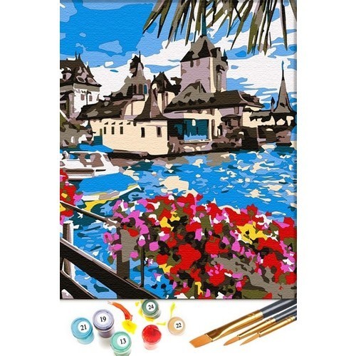 

Tabdiko Painting By Numbers Beachfront 40*50 cm Canvas Print painting Set