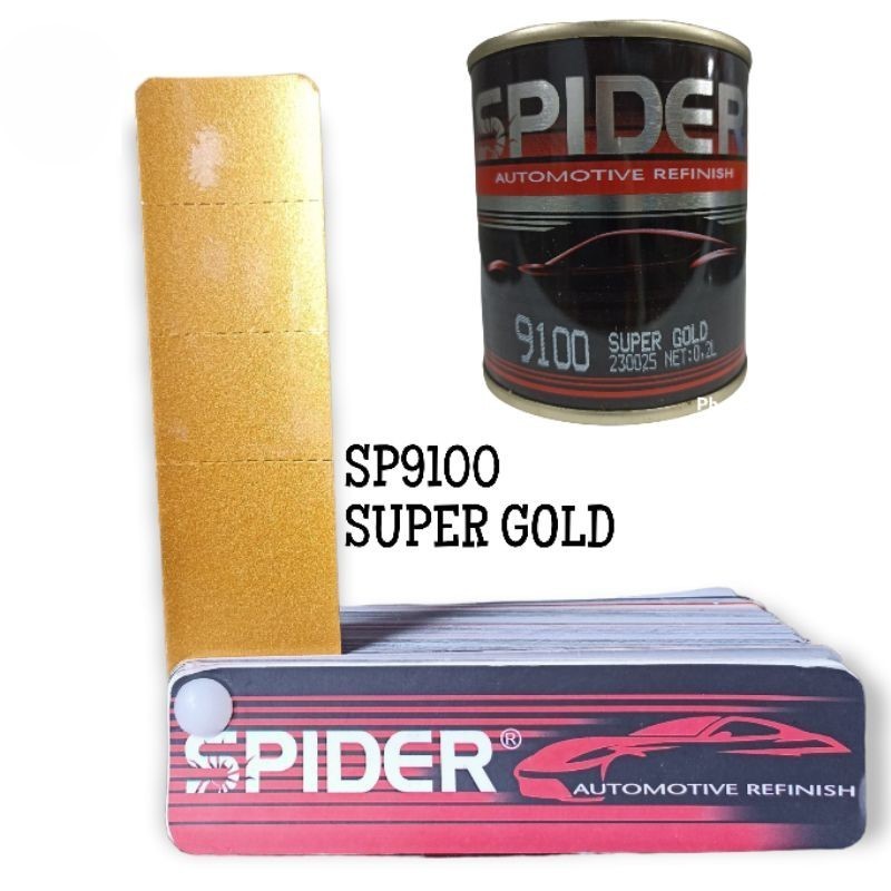 

cat spider super gold 9100/kuning emas rcb