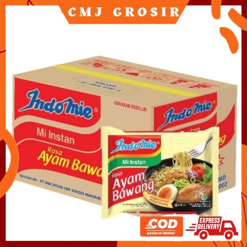 

GROSIR Indomie Mie Instant Ayam Bawang 69gr Karton isi - 40 indomie