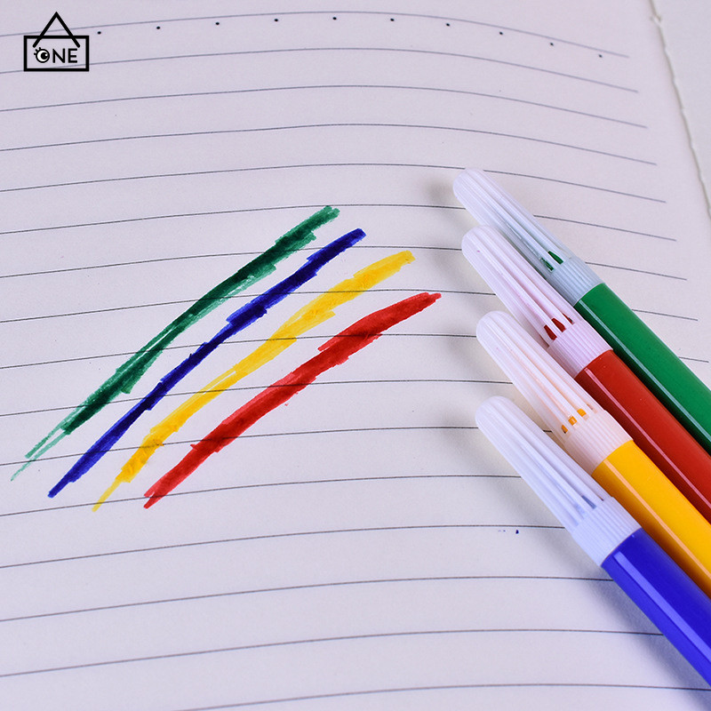 

COD❤️Pena cat,air 6 warna pena cat air mini set,lukisan kuas diy anak