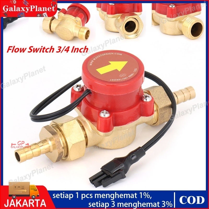 FLOW SWITCH 3/4 INCH - OTOMATIS POMPA AIR DORONG BOOSTER PUMP/ 1/2" OTOMATIS WASSER BOSTER PUMP