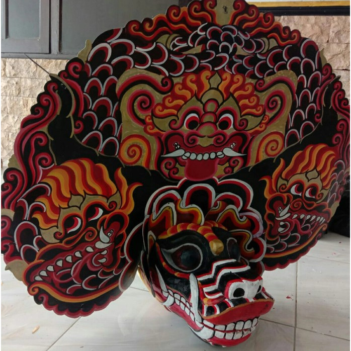 [NEW BARONGAN KAYU] barongan  Mainan anak Barongan. barongan murah. barongan mainan. barongan anak. 