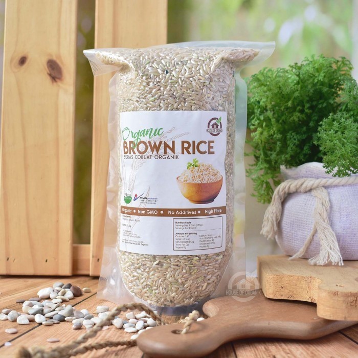 

[[ K23 - BEST SELLER ]] House Of Organix Brown Rice ( Beras Coklat Organik )