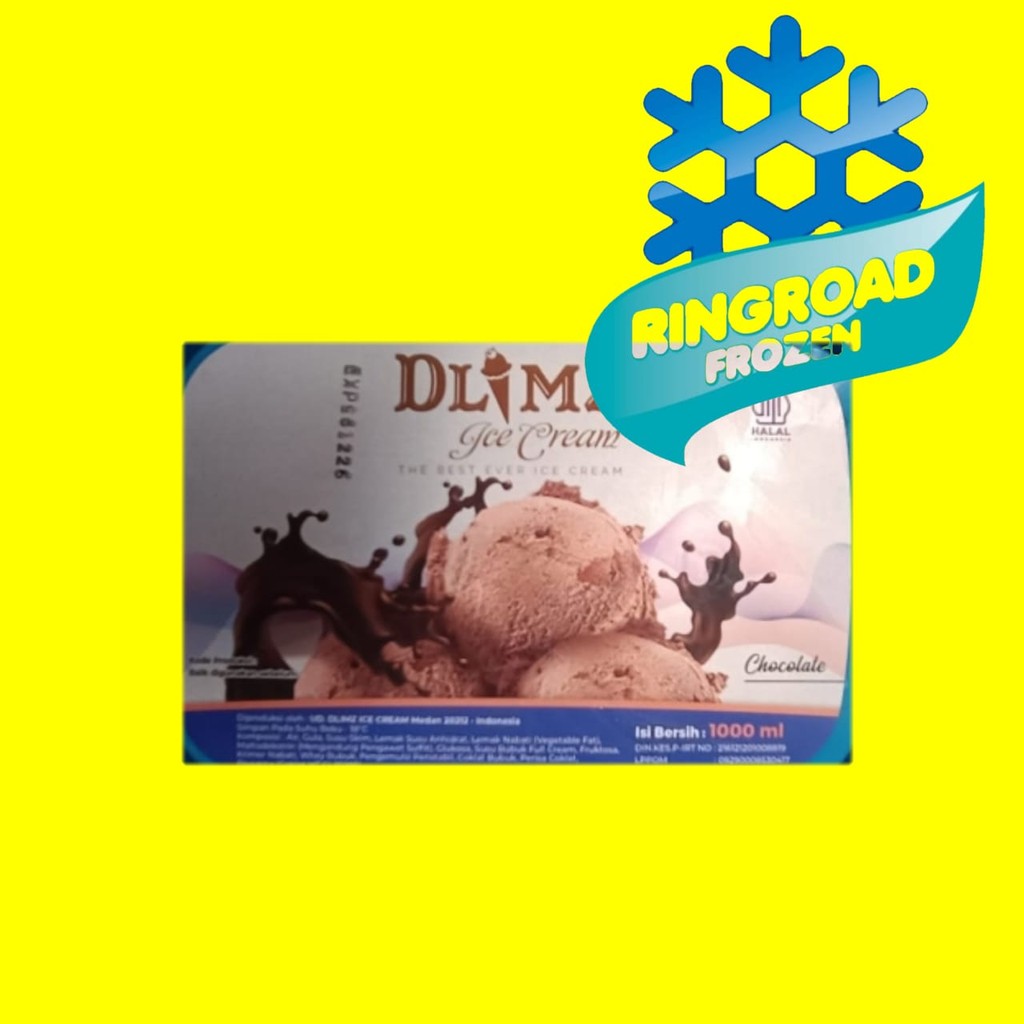 

DLIMZ ICE CREAM CHOCOLATE 1 LITER
