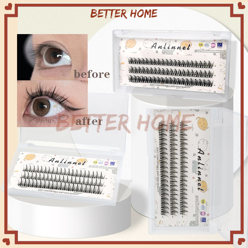 Korean Look Bulu Mata Palsu Lem/Eyelash Ekstension Fake Lashes/Riasan Mata Bulu Mata Palsu