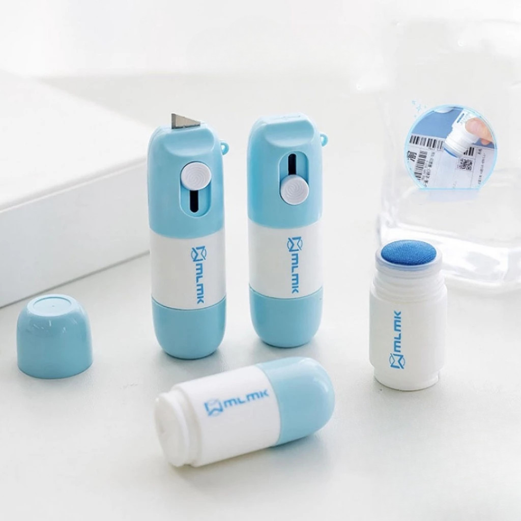

Indo Stempel Penghapus Resi 2in1 Cutter | Roller Stamp Cutter 2in1 | Cutter + Penghapus Alamat