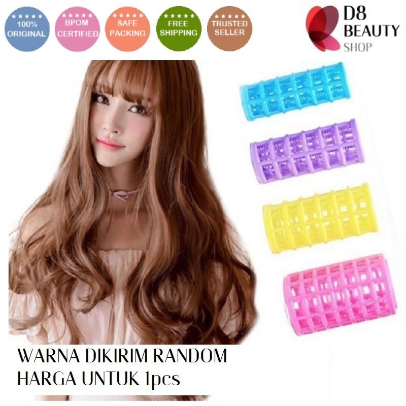 Roll Rambut Warna | Roll Rambut Tutup | Roll Rambut Roll Poni | Hair Cury Roll