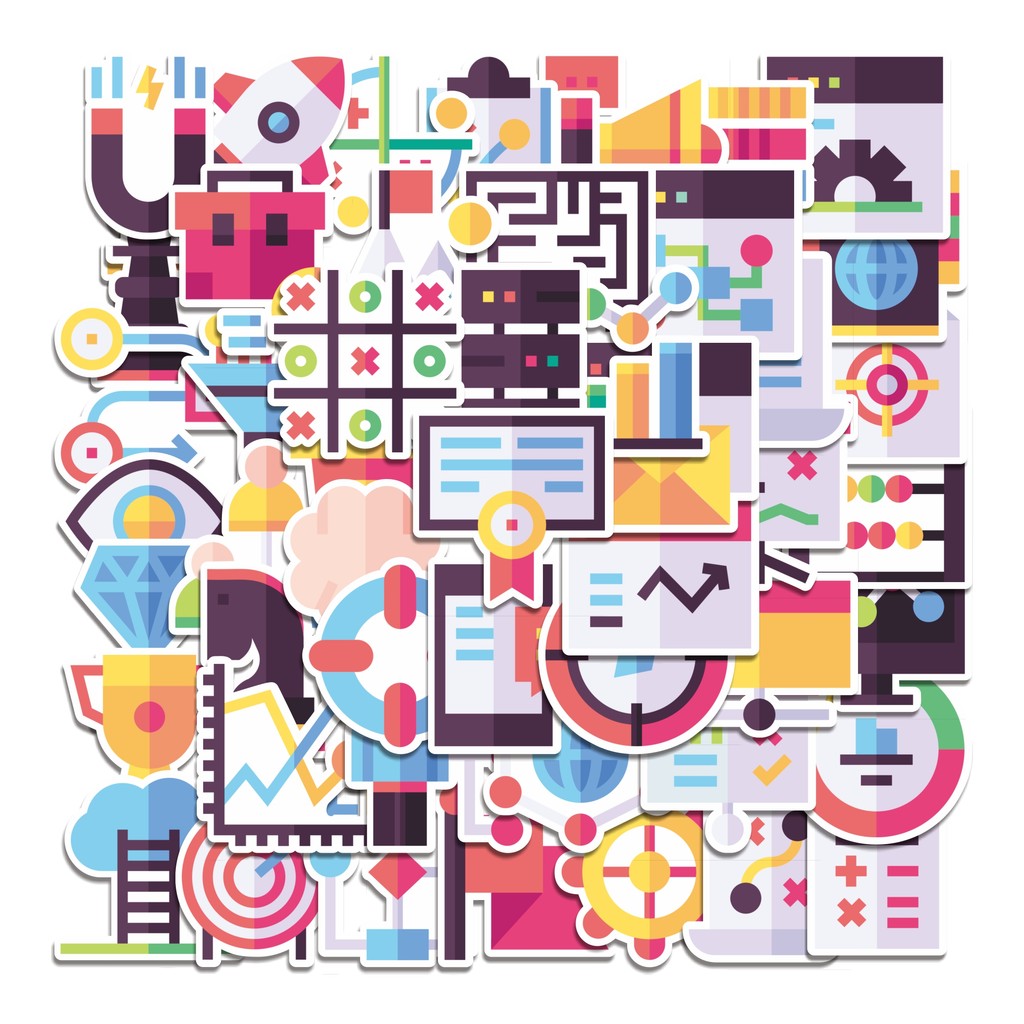 

COD 50 Pcs Stiker Strategy Lucu Anti Air Untuk Dekorasi Notebook Sepeda Skateboard Handphone