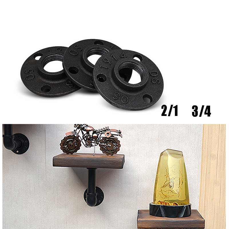 1/2inch 3/4inch Flange Drat Fitting Floor Flange Besi Pipa Threaded Dinding Lantai Antik
