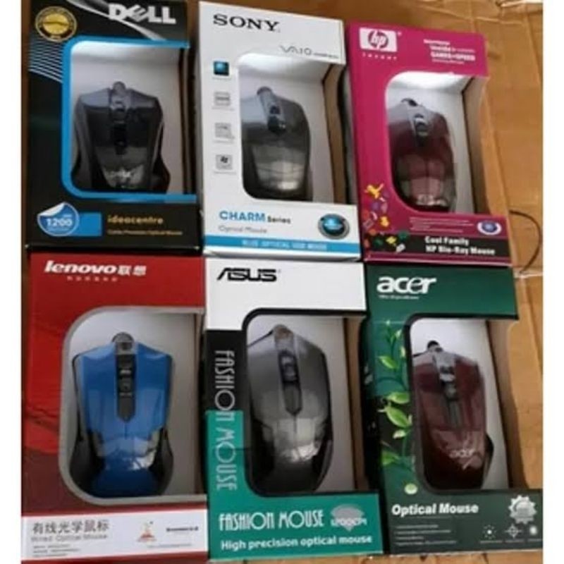 Mouse Kabel USB Optical Mouse USB ACER ASUS Toshiba Murah
