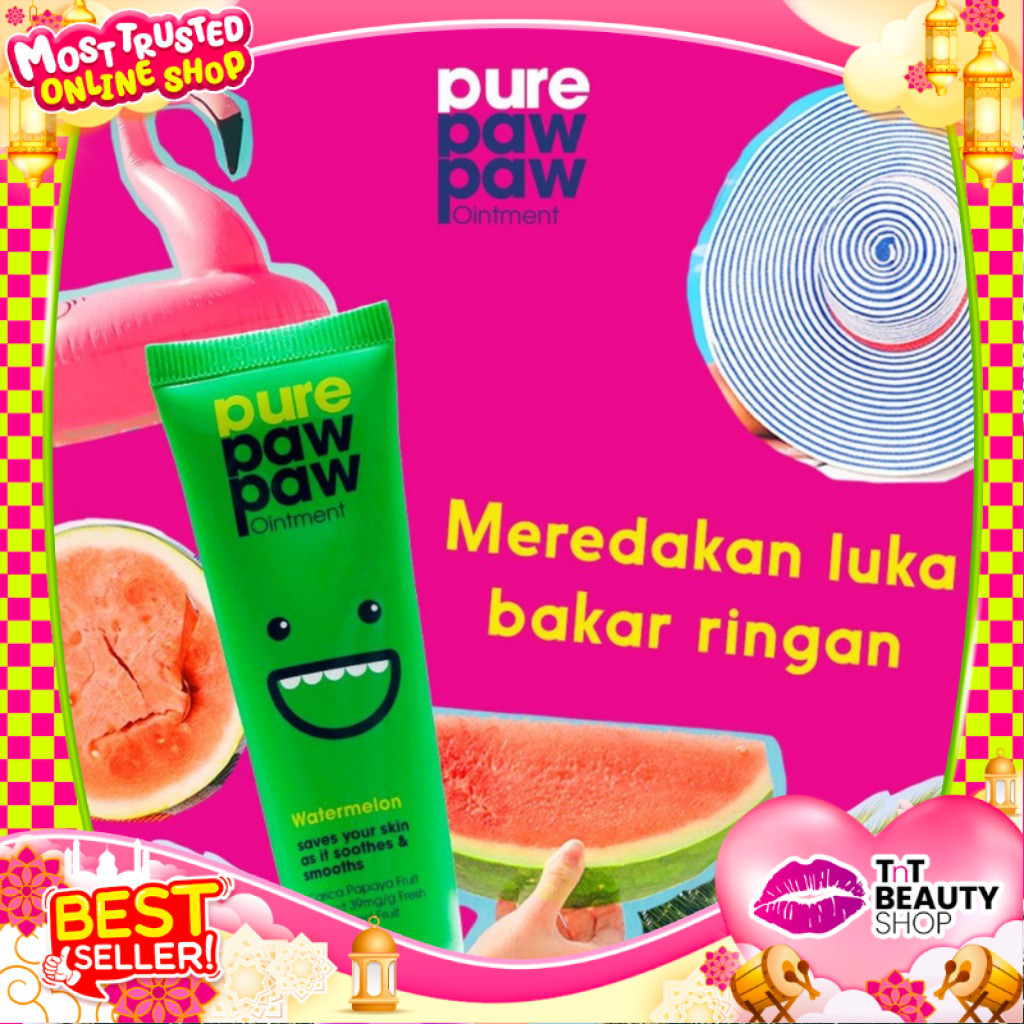 Pure Paw Paw Watermelon - 25 g - Krim Gel Multifungsi - Lip balm - Body Care | TnT Beauty Shop