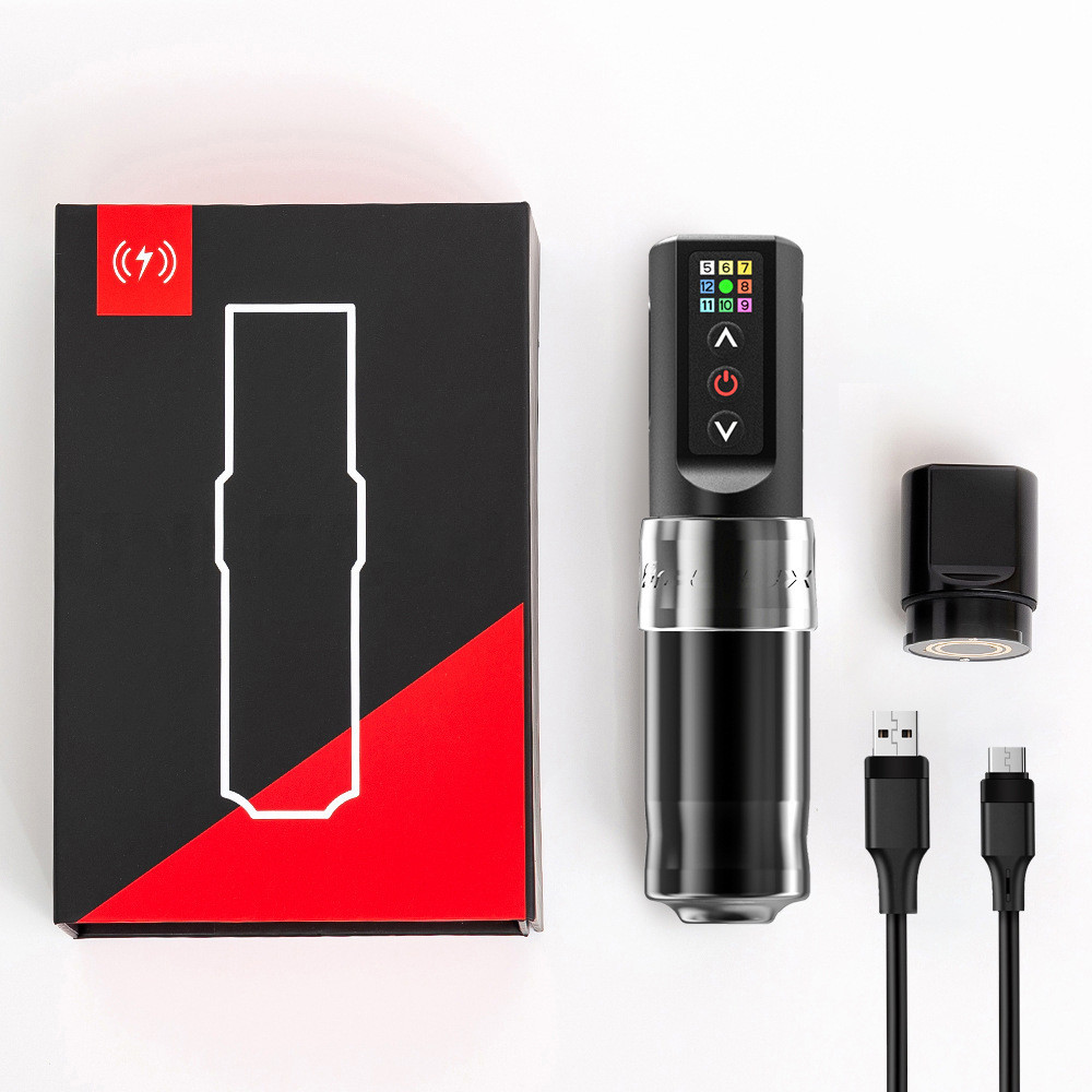 XNET FLUX Professional Wireless Tattoo Machine Pen Strong Coreless Motor 2400 mAh Lithium Battery fo