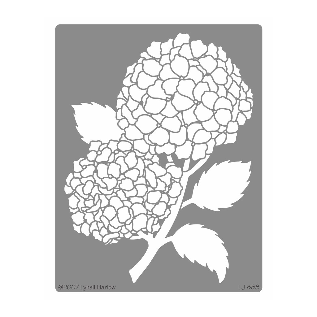 

Embossing Dreamweaver Stencils LJ 888 Hydrangea
