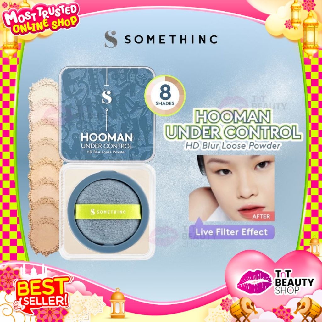 Somethinc Hooman Under Control HD Blur Loose Powder 11gr Bedak Tabur | TnT Beauty Shop