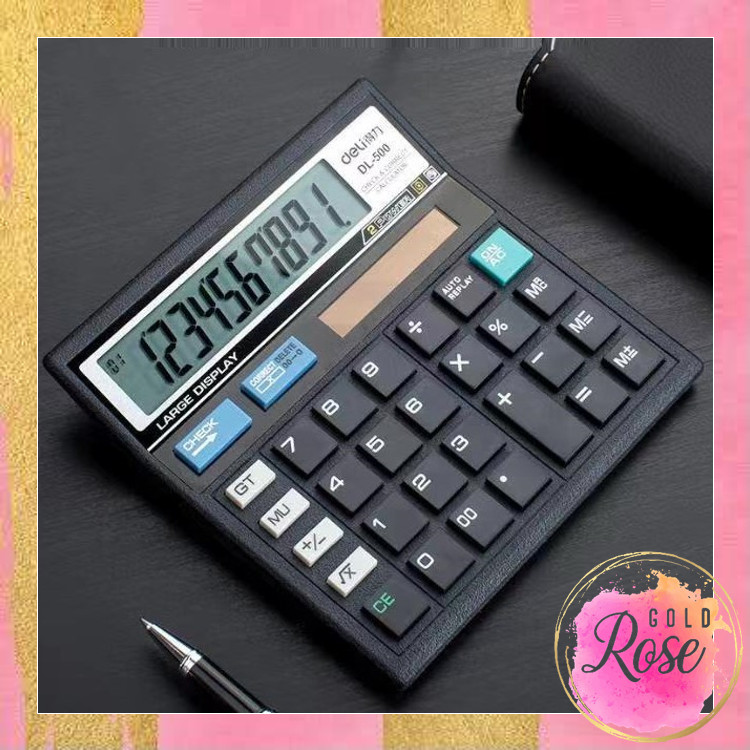 

ℛ - 6551 Kalkulator CT-512 12 Digit / Kalkulator Dagang CT-512 / Kalkulator Dual Power / 12 Digits Dual Power Calculator