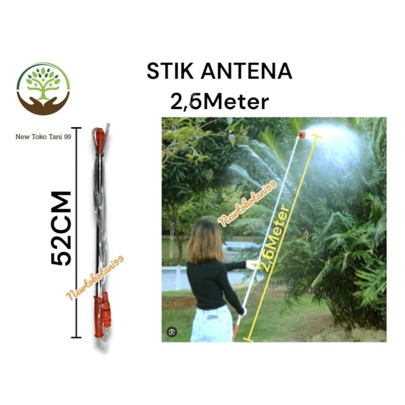 ( 2,6 meter) Stik antena stik sprayer panjang 2,6meter stik teleskopik universal bisa sprayer elektr