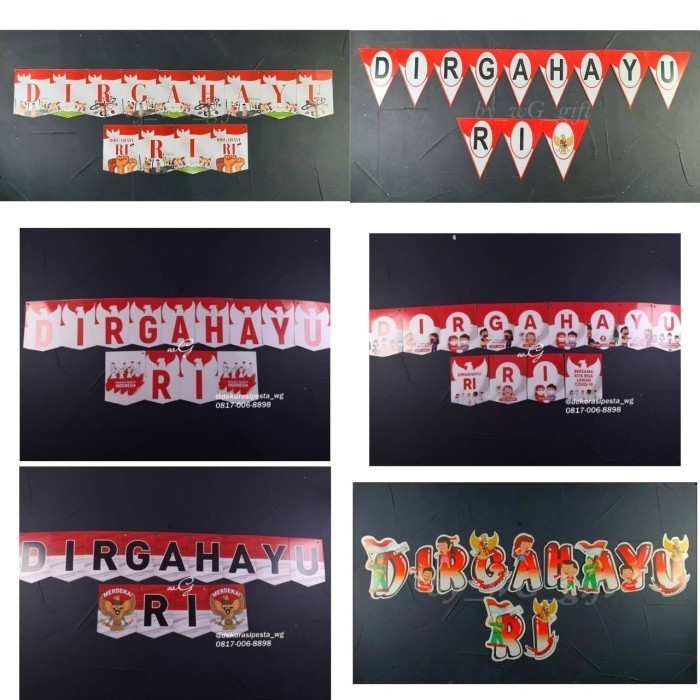 Banner HUT RI - 17 Agustus - Dirgahayu RI