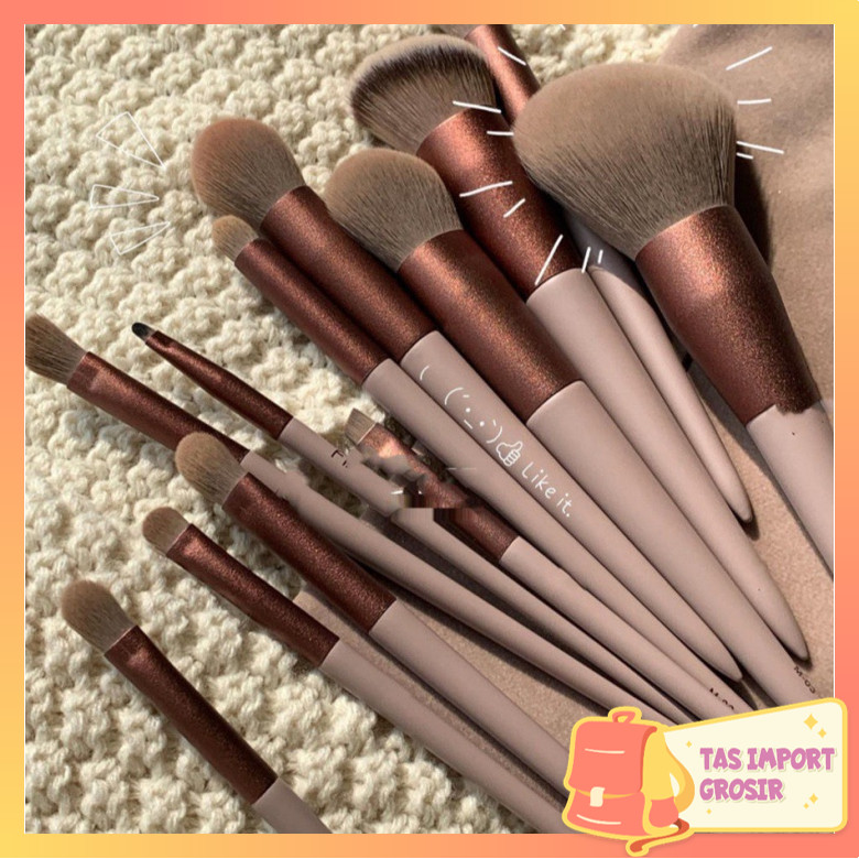 Tas Import - K5484 Kuas Make Up Set 13PCS / Alat Make Up / Kosmetic Brush / Make Up Tools / Brush Ma