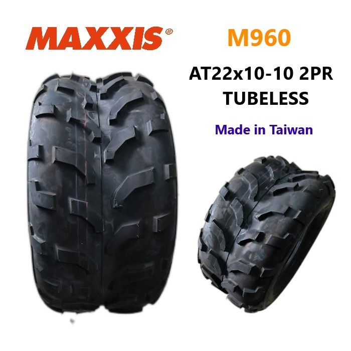 Maxxis M960 Ukuran AT 22 X 10 -10 Ring 10 R10 Ban Belakang ATV  Wintro Offroad untuk Yamaha YFM250 K
