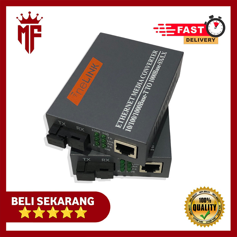 FIBER MEDIA CONVERTER NELINK GIGABIT HTB-GS-03A/B