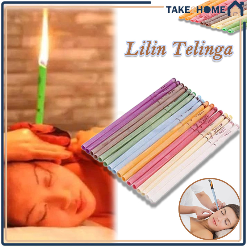 Lilin Telinga / ndian Original Terapi Lilin Terompet / Lilin Pembersih Telinga Aroma Terapi / Lilin 