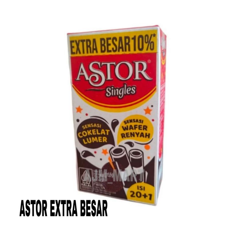 

pekanbaru / NEW Astor Singles Wafer Stick EXTRA BESAR 20+1 @15,5gr