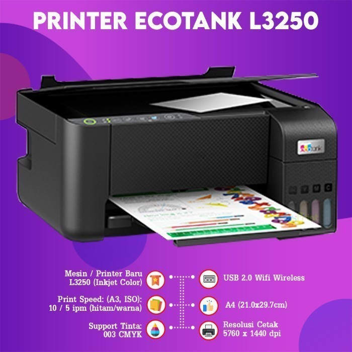 Print Epson L3210, L3211, L121, L3216, L1210, L3250, L1216, L3256 printer