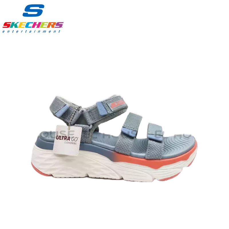 (FMK) SKECHERS MAX CUSHIONING SLAY/SEPATU SANDAL SKECHERS MAX CUSHIONING SLAY/SEPATU SANDAL WANITA