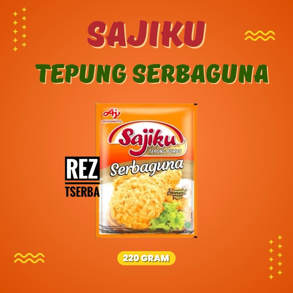 

Sajiku Tepung Serbaguna 220 Gr / Tepung Renyah