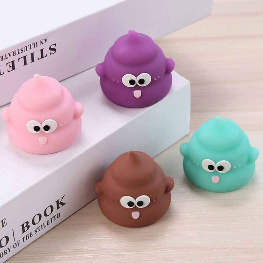 

Portable Poo Shaped Pencil Sharpener PVC Mini Cartoon Sharpener Manual School Supplies Stationery