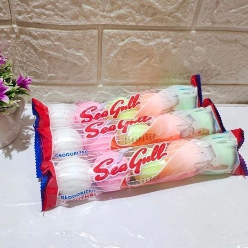 Seagull Kapur Barus Toilet | Kamper Toilet | Kamper Bola Warna isi 5 bola