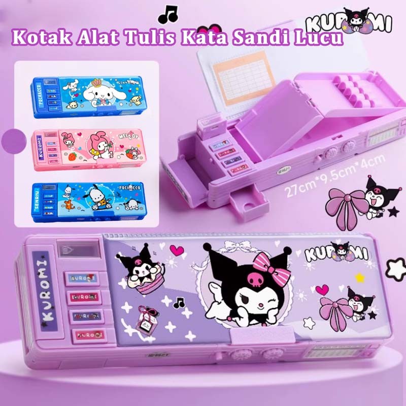 

Tempat Pensil Password Multifungsi Lapis Ganda Berkapasitas Besar Lucu Password Kuromi Sandi Kotak Pensil Kotak Alat Tulis Stationary Case Dengan Kunci Pin Password Boneka Lucu Berkapasitas Besar Tempat Pensil Lapis Ganda Multifungsi Rautan Pensil