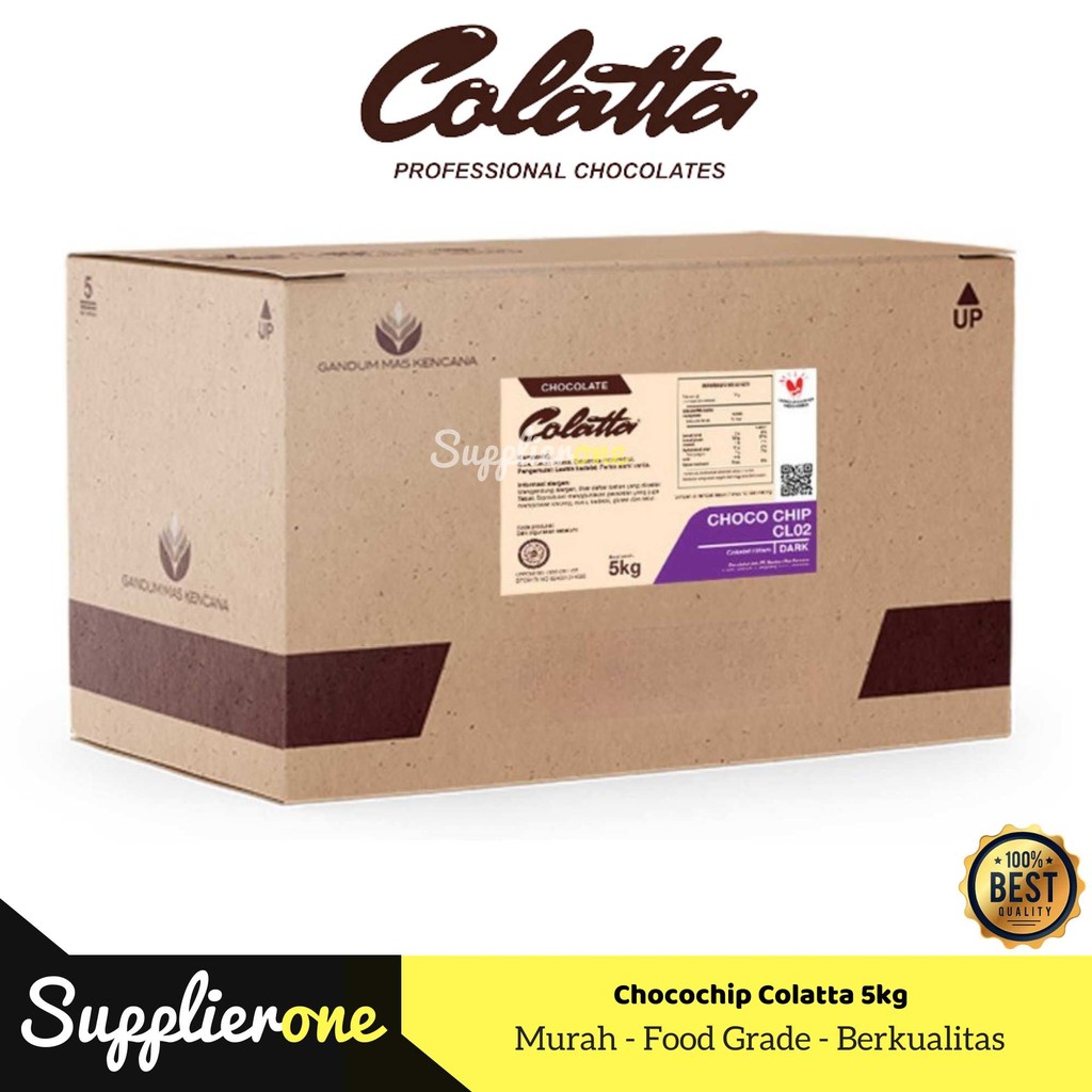 

Colatta Choco Chips 5kg / Choco Chips Cokelat Colatta / Choco Chips / Choco Chips Cokelat /Choco Chips Cokelat