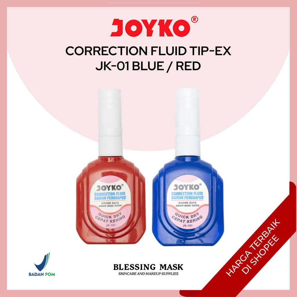 

JOYKO Correction Fluid JK-101 JK-101A | TipE X | Tip X Cair Joyko | ATK Blessingmask