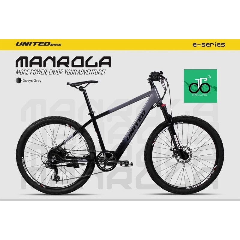 Sepeda MTB 27.5" E-Bike United Manrola NEW