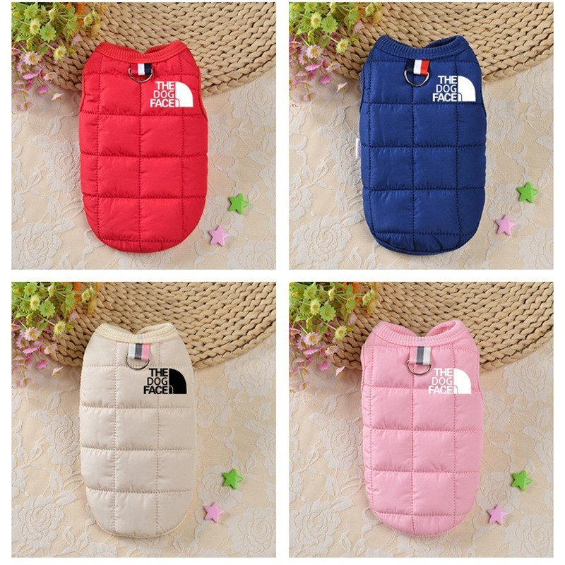 

Dog Winter Thickened Cotton Clothes Outdoor Warm Clothes Pet Cardigan Down Jacket Small And Medium Dog Clothes Pet Coat Vest